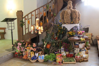Erntedank-Altar
